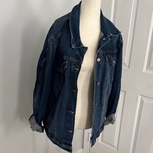 LOFT Dark Blue Jean Jacket